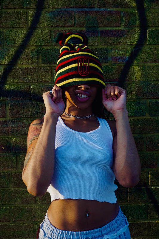 One Love Tie Beanie (Knit)