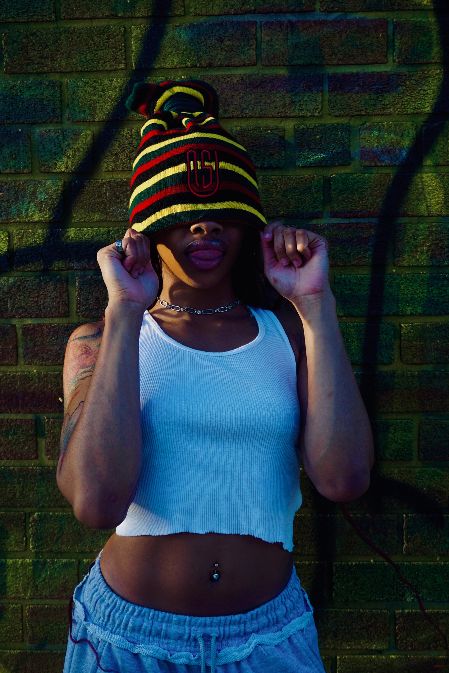 One Love Tie Beanie (Knit)