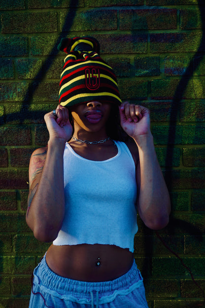 One Love Tie Beanie (Knit)