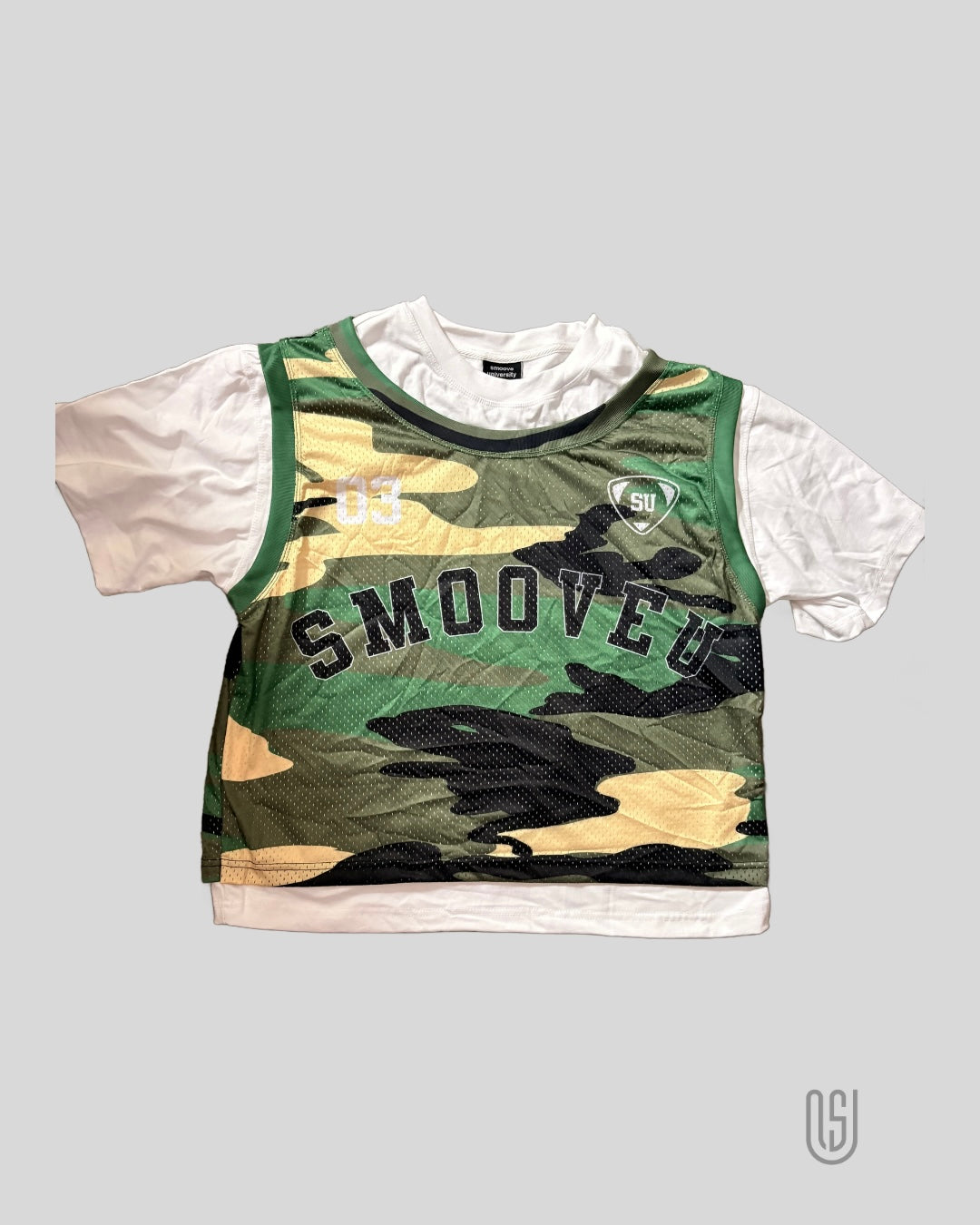 SMOOVE U JERSEY TEE - CAMPUS CAMO