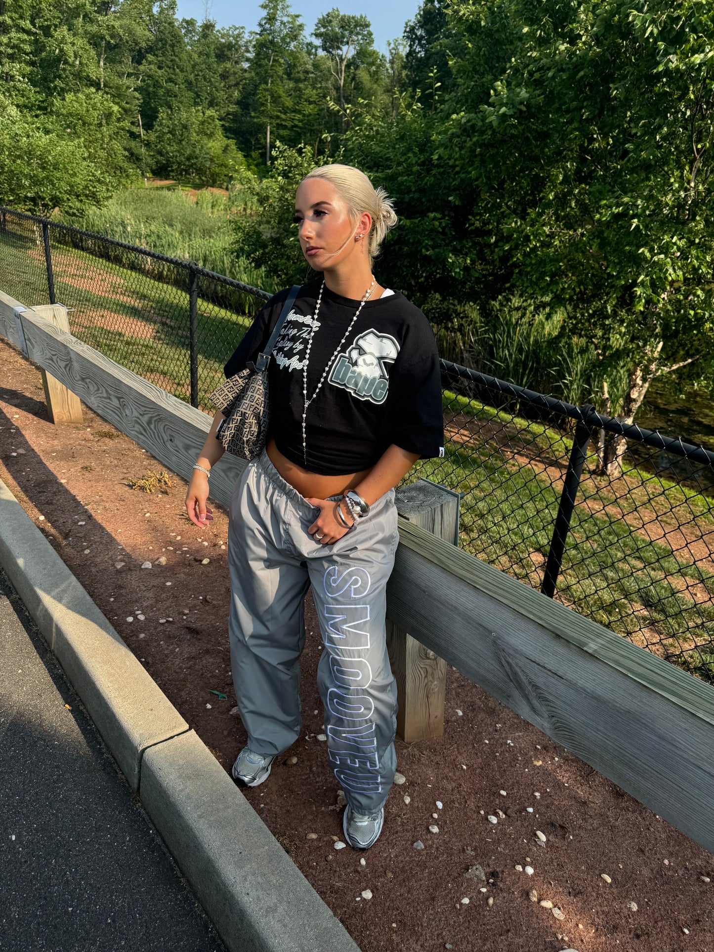 Smoove U "Cloud 9 Grey" Nylon Sweats